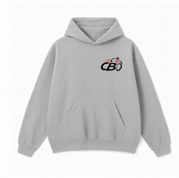 Grey Hoodie SML FRONT
